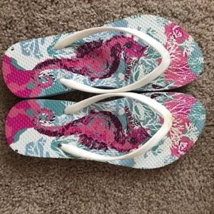 Seahorse Flip Flops